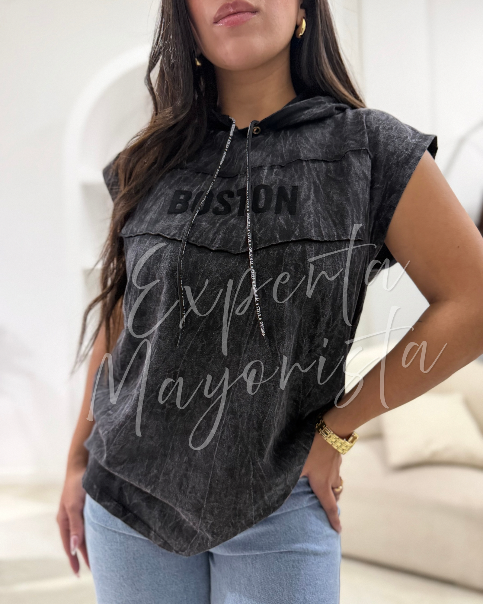 remera sudadera batik con estampado x curva
